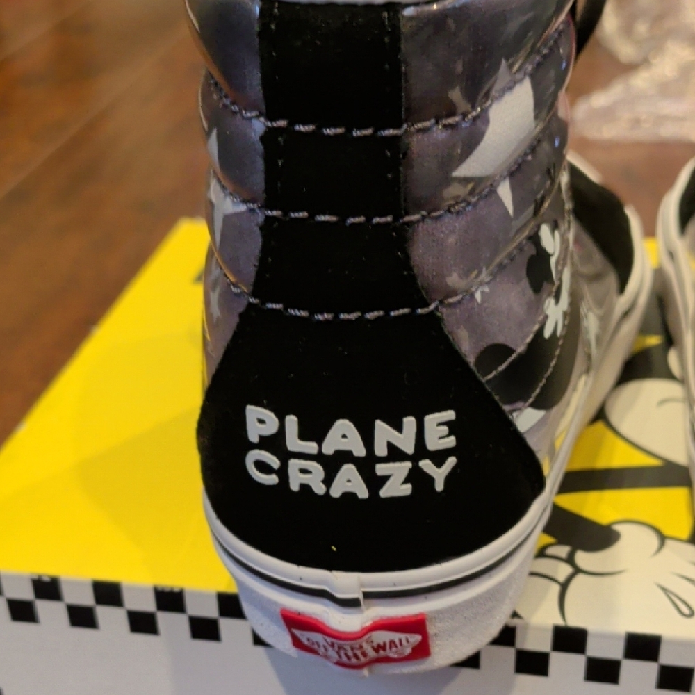 Vans Disney High-Top Sneakers - Black and Gray - Picture 4 of 5